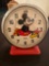 Bayard Mickey alarm clock, made in France. Head moves!