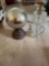 Cherub Base Mirror Gazing Globe, Crystal Lamp with Prisms, Avon Products