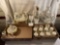 Lenox Christmas Plates, Musical Ferris Wheel and Horse, Lenox Vase, Crystal Lenox Candle Sticks
