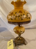 Fenton lamp hand painted by D. Barbour, 20
