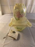 Fenton hand painted fairy candle lamp, 7
