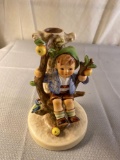 Apple Tree Boy candle holder #677 Hummel, Tmk 6, 6 1/2