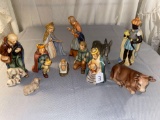 Nativity set, (11) pcs. #214 Hummel, Tmk 5.