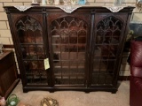 China Cabinet with Divided Sections