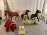 Breyer Horse Toys, Marx Horse, Musical Bear, Battery Powered Tin Duck Toy