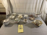 RS Prussia China,Teapot, Covered Dishes, Limoges