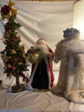 Christmas Figurines and Tree