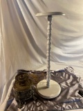 Electrified Claw Foot Oil Lamp, Plant Stand