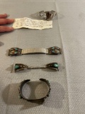 A Hasteen Sterling Bracelet, Turquoise Jewelry