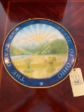 Metal State Seal of Ohio