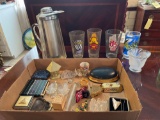 Pitcher, Beer Glasses, Jewelry Boxes, Crystals, Makeup Compacts