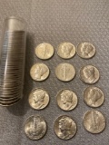 (50) BU 1945 Mercury silver dimes. Bid times fifty.
