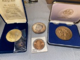 (4) Medals (Republican Task Force, JFK, John Wayne, 1981 ANA Convention).