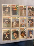(12) 1977 Topps baseball cards.