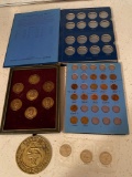 (3) 1980 (P-S-D) Susan B. Anthony dollars, (15) 1959 thru 1964 Lincoln cents, 1954 BU cent...