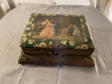 Musical Antique Photo Album With Early Black and White Photos