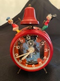 Vantage Germany Mickey & Donald Duck mechanical alarm clock.