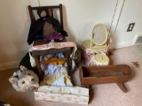 Ceramic Elephant, Doll Vanity Furniture, Doll Cradle, Plush Toy