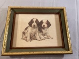 Grace Lopez Framed Puppy Art