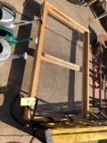 Wood frame/cart on casters