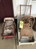 Baby stroller - chair and bed