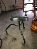 Stool on casters