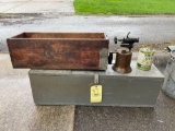 Car Part Crate, Carpenter's Box, Oil Advertising, Plumber's Torch
