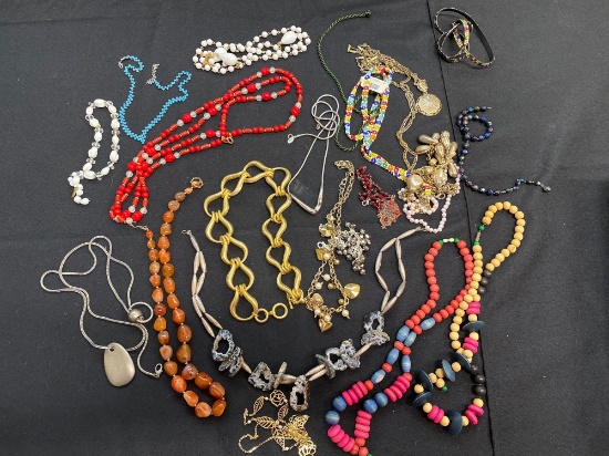 Necklaces, costume jewelry
