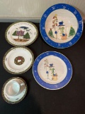 Christmas dishes, 2 patterns