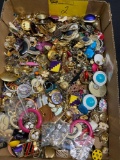 1 Box of costume jewelry earrings