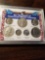 6 decades of American silver coinage set with 3 silver halves