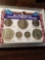 6 decades of American silver coins set