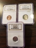 3 graded coins. Bid x 3