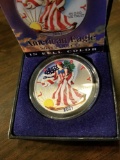 2001 Colorized American Eagle silver dollar