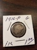 1916P barber dime