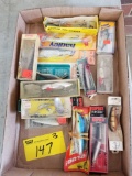 Box of fishing lures