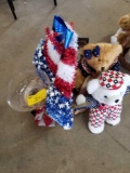 Patriotic bears, decor