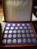 John F. Kennedy half dollar collection, 1964-1996.