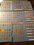 3 Lincoln cent books, all missing '55s