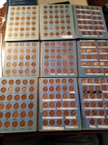 3 partial Lincoln cent books