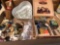 Small toys, wade animals, match boxes, etc