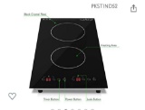 Dual induction cooktop