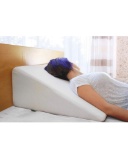 Bed wedge pillow with memory foam, open box item