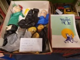 Complete 8 piece set of hand puppets w/ booklet