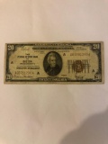 $20 bank note Boston 1929