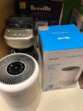 Levoit Air purifier and Breville coffee pot