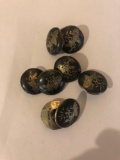 Sterling Siam buttons