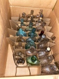 Old glass bottles