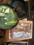 German tin, books, advertising trays, records