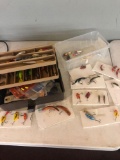 Tackle box and fishing lures